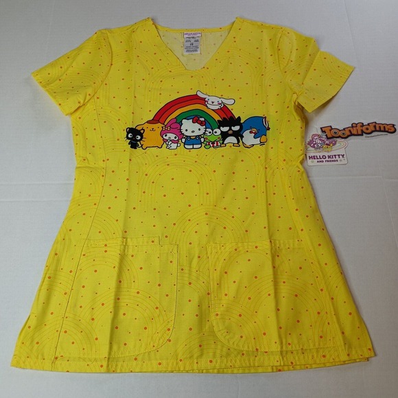 Hello Kitty and Friends Scrub Top - Picture 1 of 8